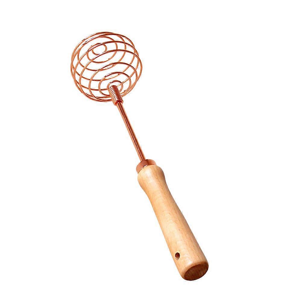 Kitchen Hand Mixer Manual Rose Gold 3Pcs for Egg Beating Tasks