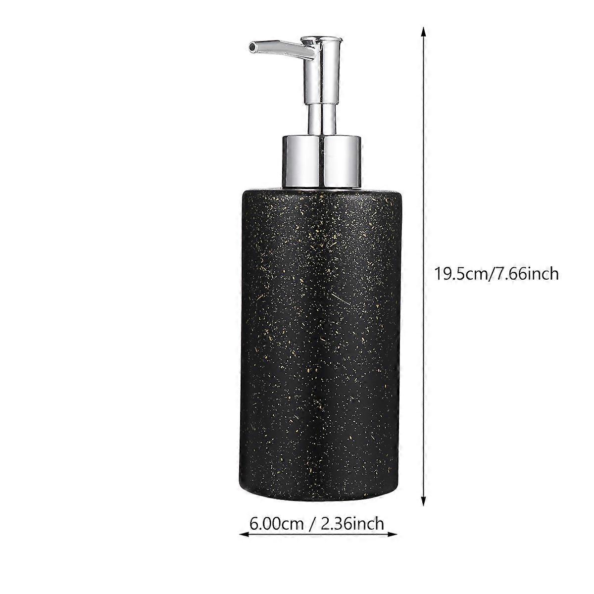 Glass Shampoo Bottle for Storage 2Pcs with Pump Head Empty Hand Washing Bottle