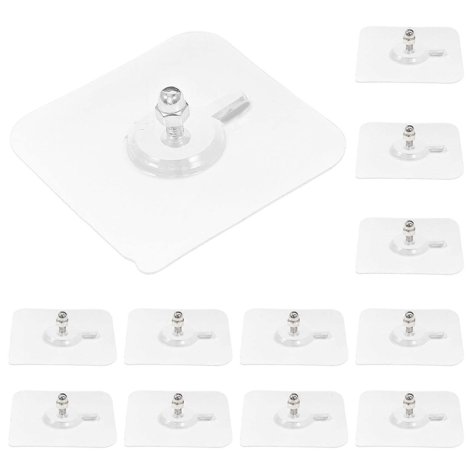 Household Adhesive Hooks 36 Pcs Decorative Drill Free Wall Hooks For Renters And Homeowners In Simple Design