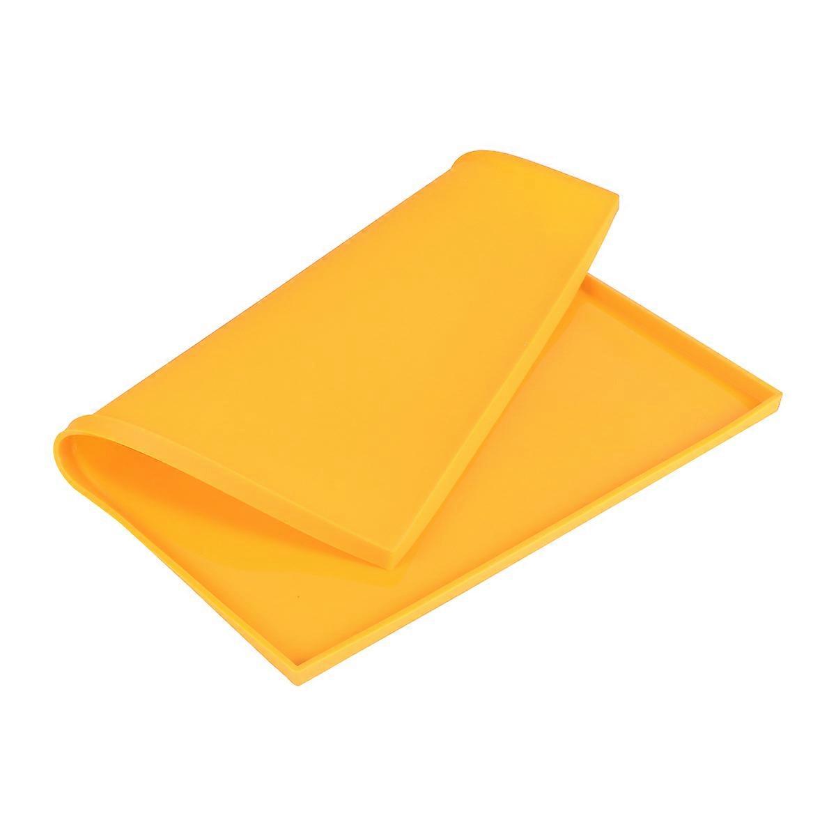 Cake Baking Accessories Double-Sided Baking Tool For Home Bakery Orange 12.2X10.23X0.4 Inch Non-Stick 1Pack
