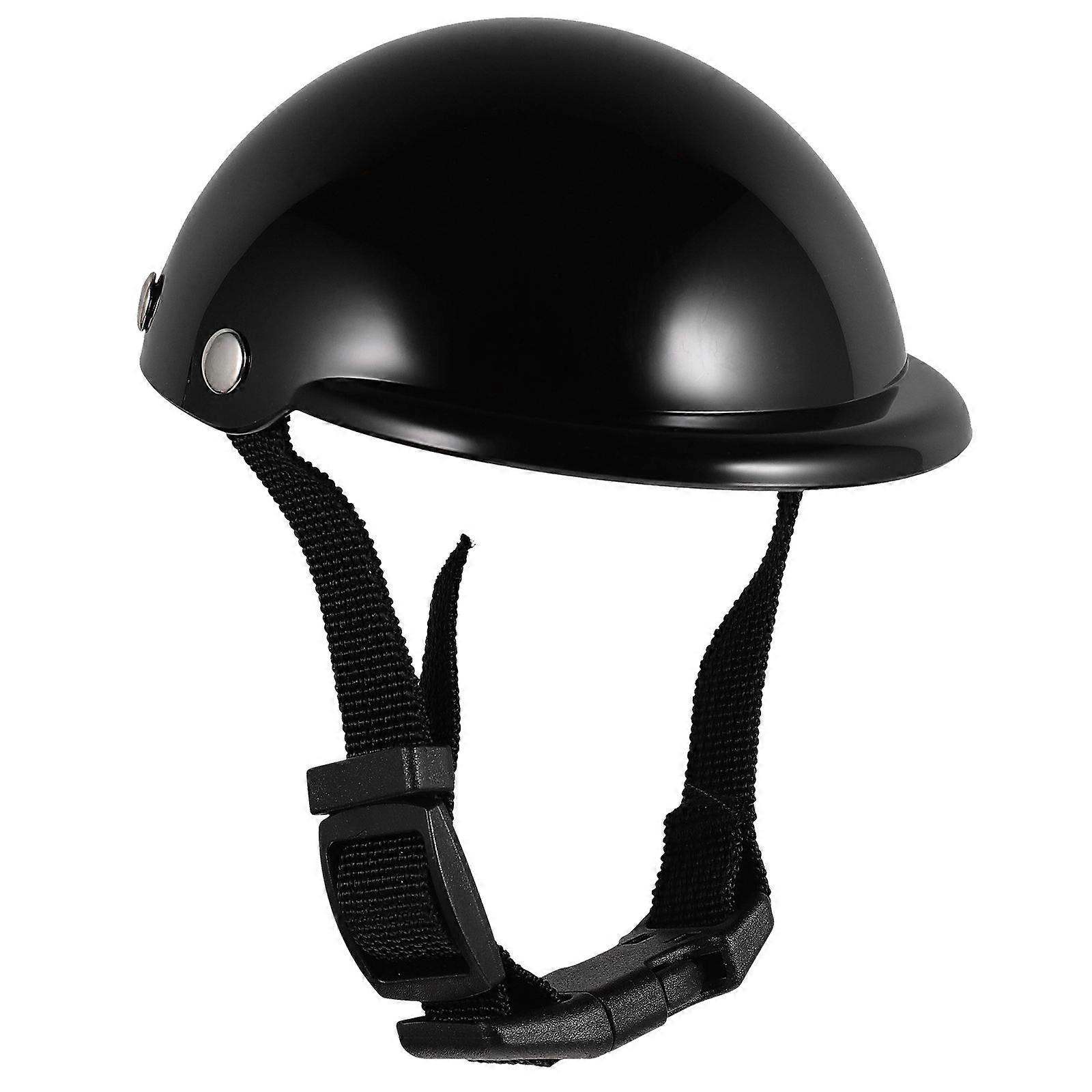 Dog Safety Hat for Protection 2Pcs Black Plastic Protective Pet