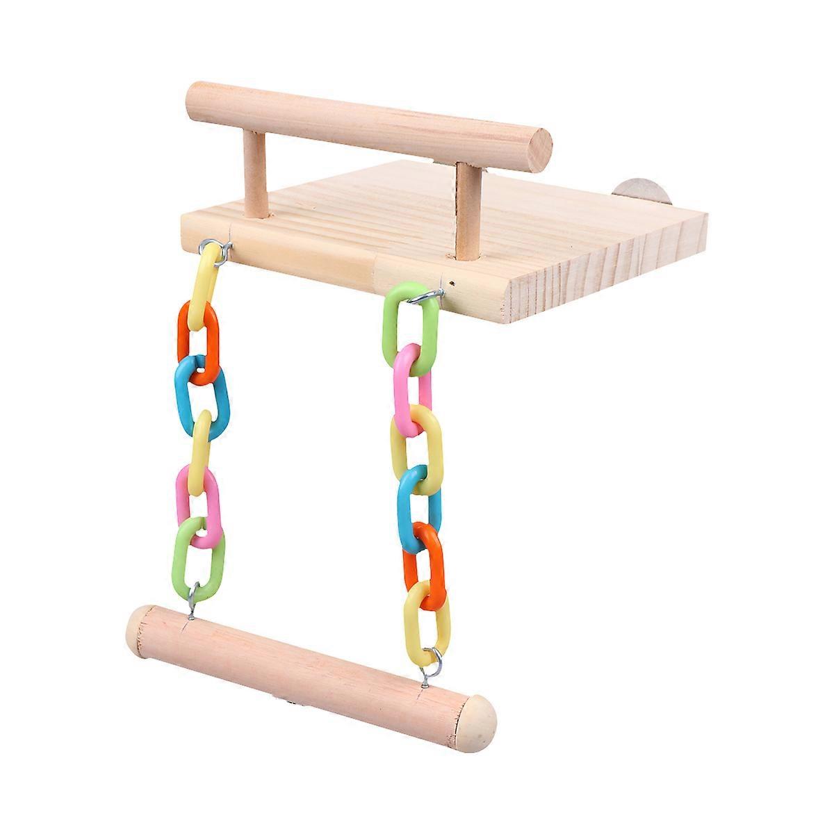 Parrot Pendant Toys Practical Parrot Swing for 2Pcs Bird Exercise