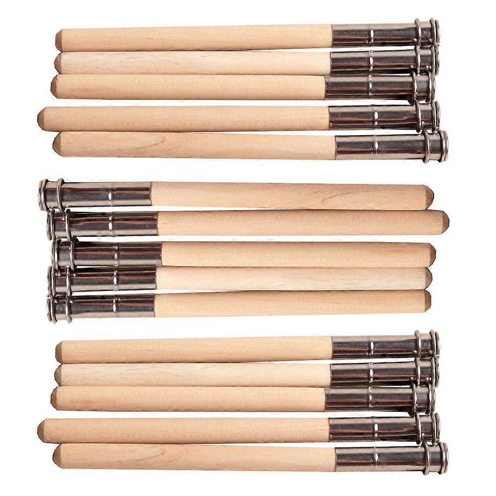Sketch Pencil Extender 30 Pcs Beige Portable Tool Ideal For Students In Home Office Or Studio Providing Ergonomic Grip