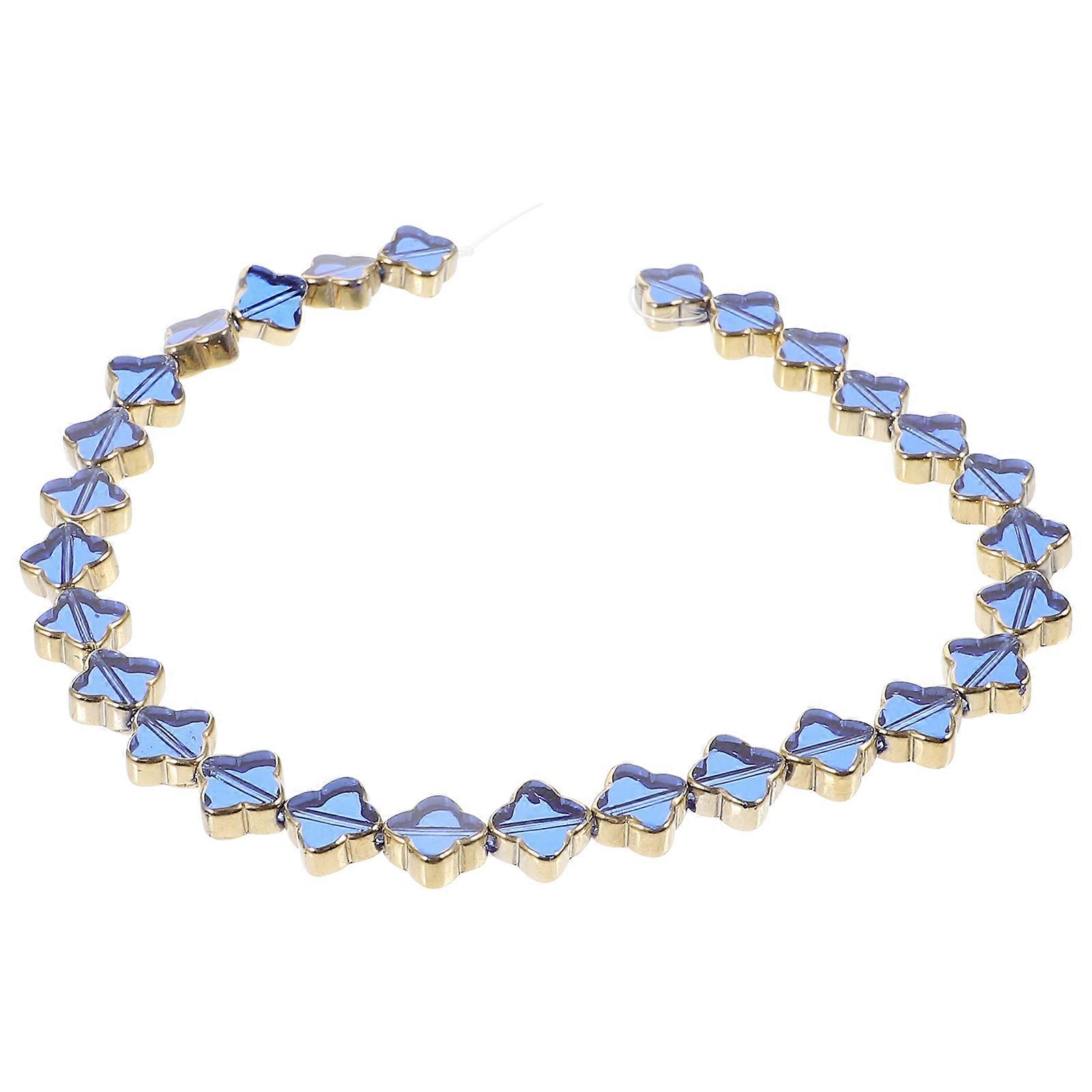 2 Strings of Artificial Crystal Shaped Beads for Handmade Projects and Jewelry Accessories 1.8x1.8cm