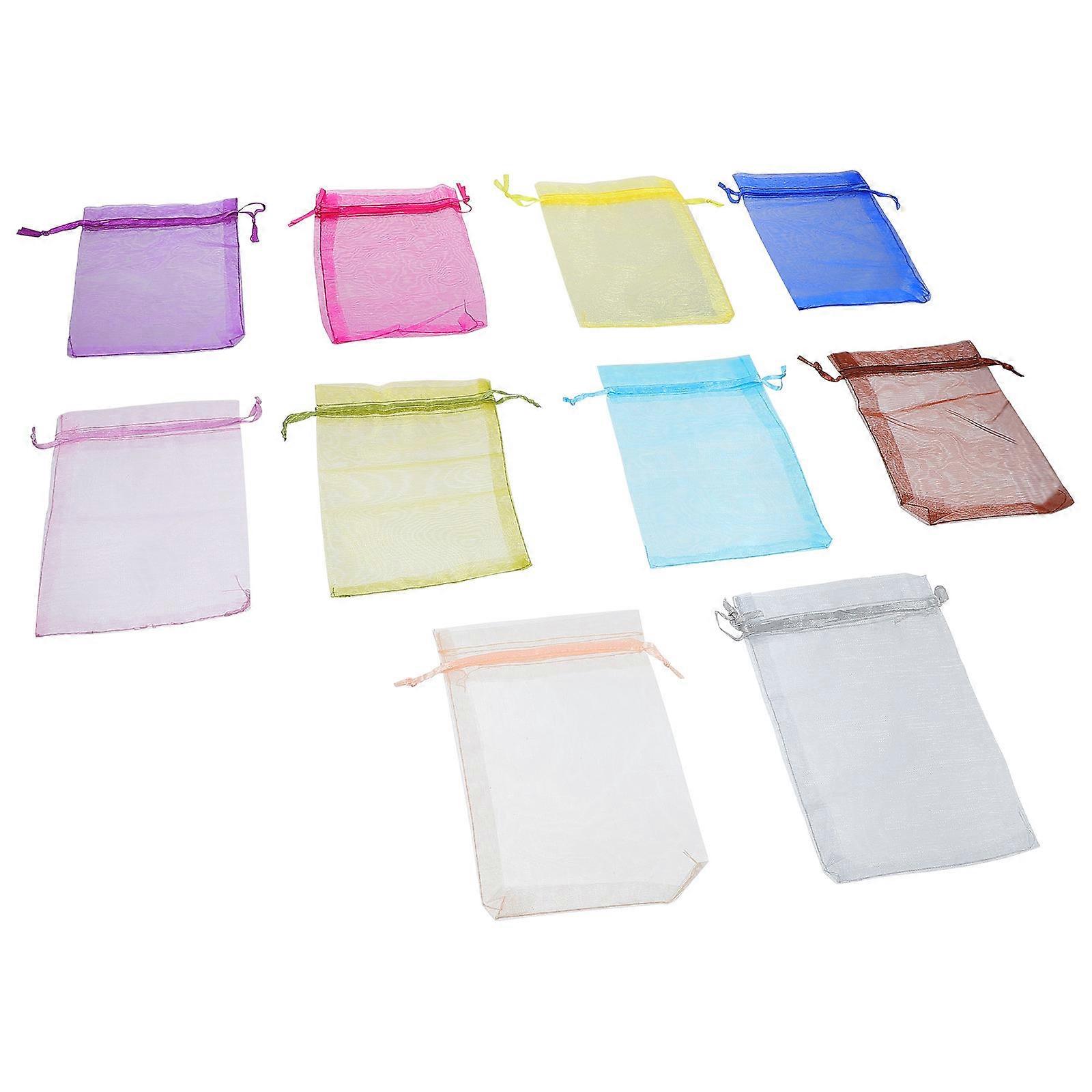 Candy Storage Bags Drawstring for Storage Use 200Pcs Assorted Color Pouches