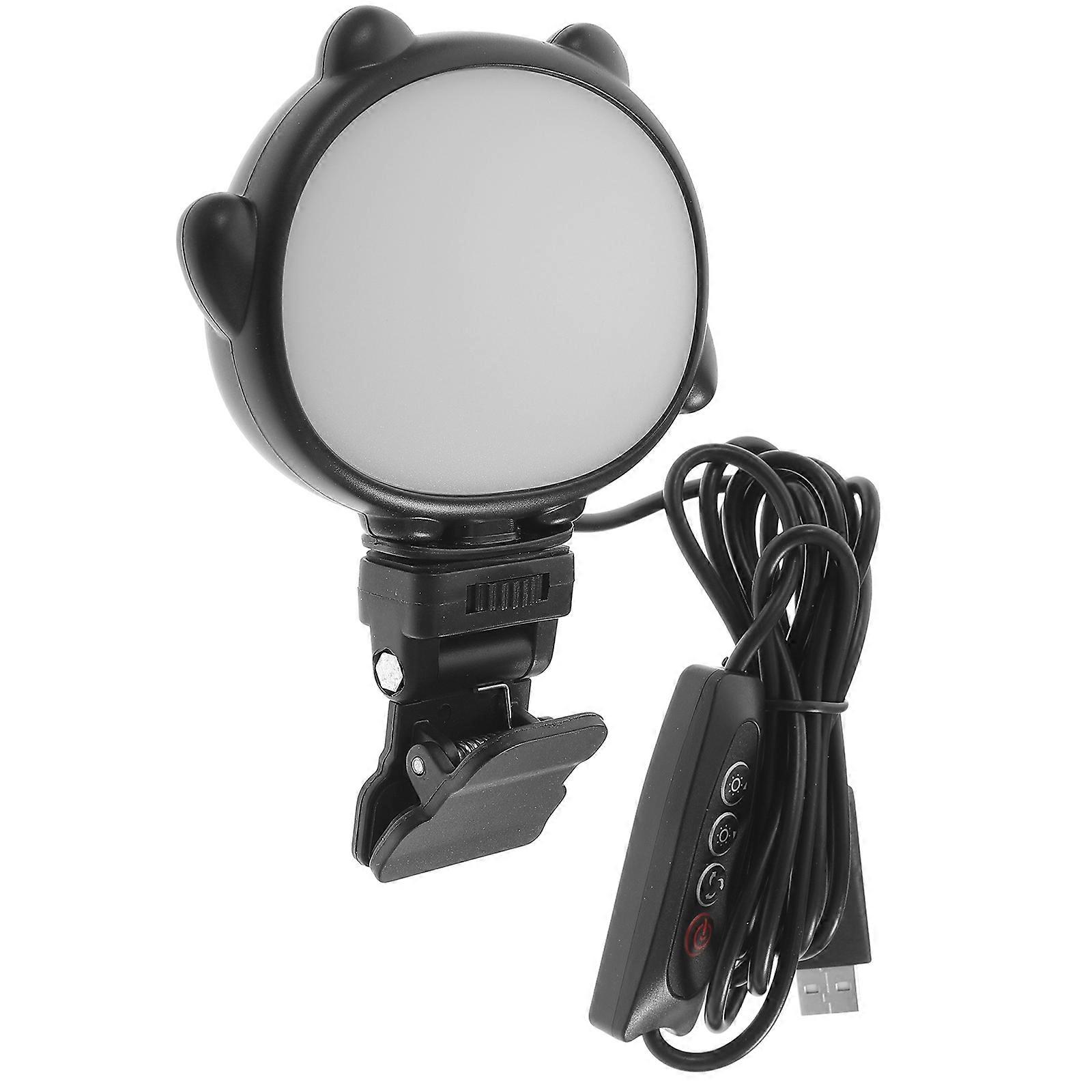 Clip on LED Camera Light for Video Conference 4Pcs Adjustable Set