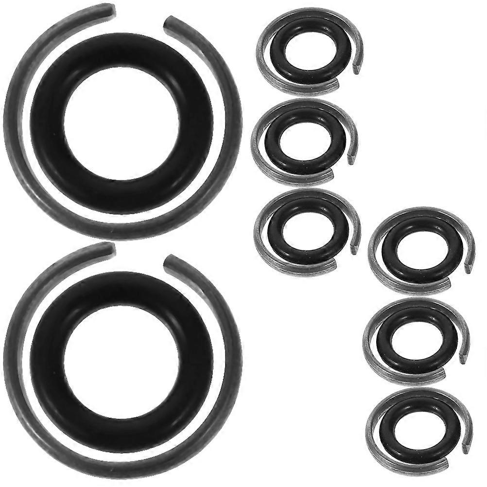 Impact Wrench Retaining Ring Set for Socket Retainer Rings 27Sets Black