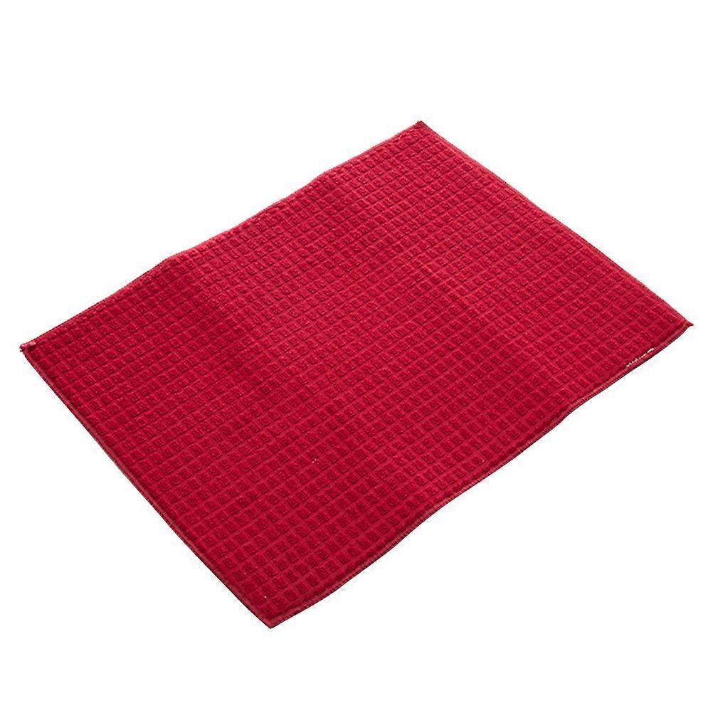 Dish Drying Mat 30X40cm Designed For Kitchen Counter Assorted Color Super Absorbent 1Pcs