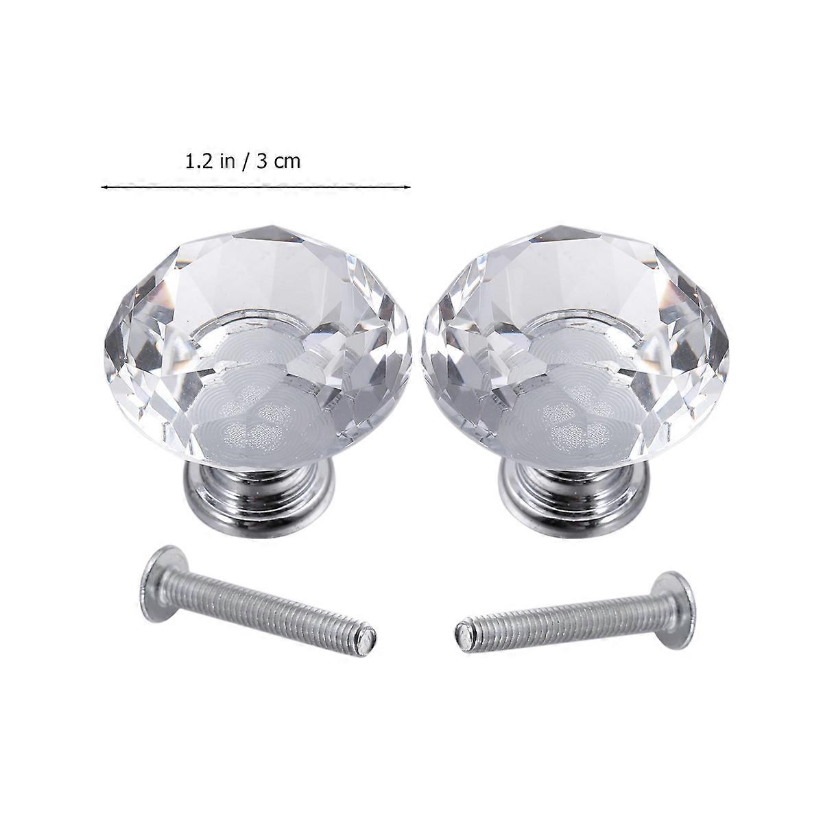 Cupboard Pull Handle for Furniture 10Pcs Silver Knobs