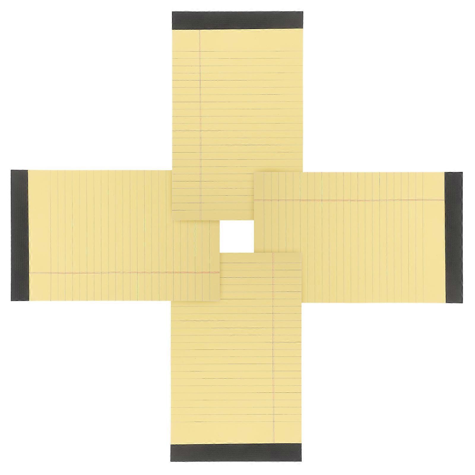 Planning Pad Notepad 4Set for Daily Use Scheduling Organizing Tasks Yellow Paper