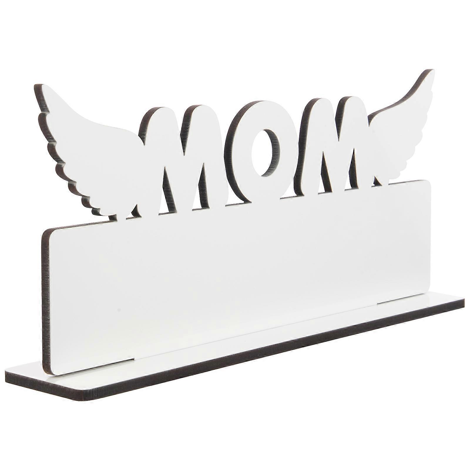 Sublimation Photo Frame 2Pcs Table Decoration For Mother's Day 28.5X12.5X5CM Rectangular Handmade