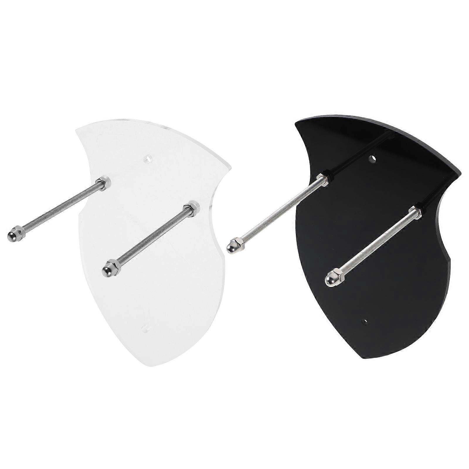 Sword Hanger Acrylic Sword Wall Mount Display Stand for Decor 2Pcs