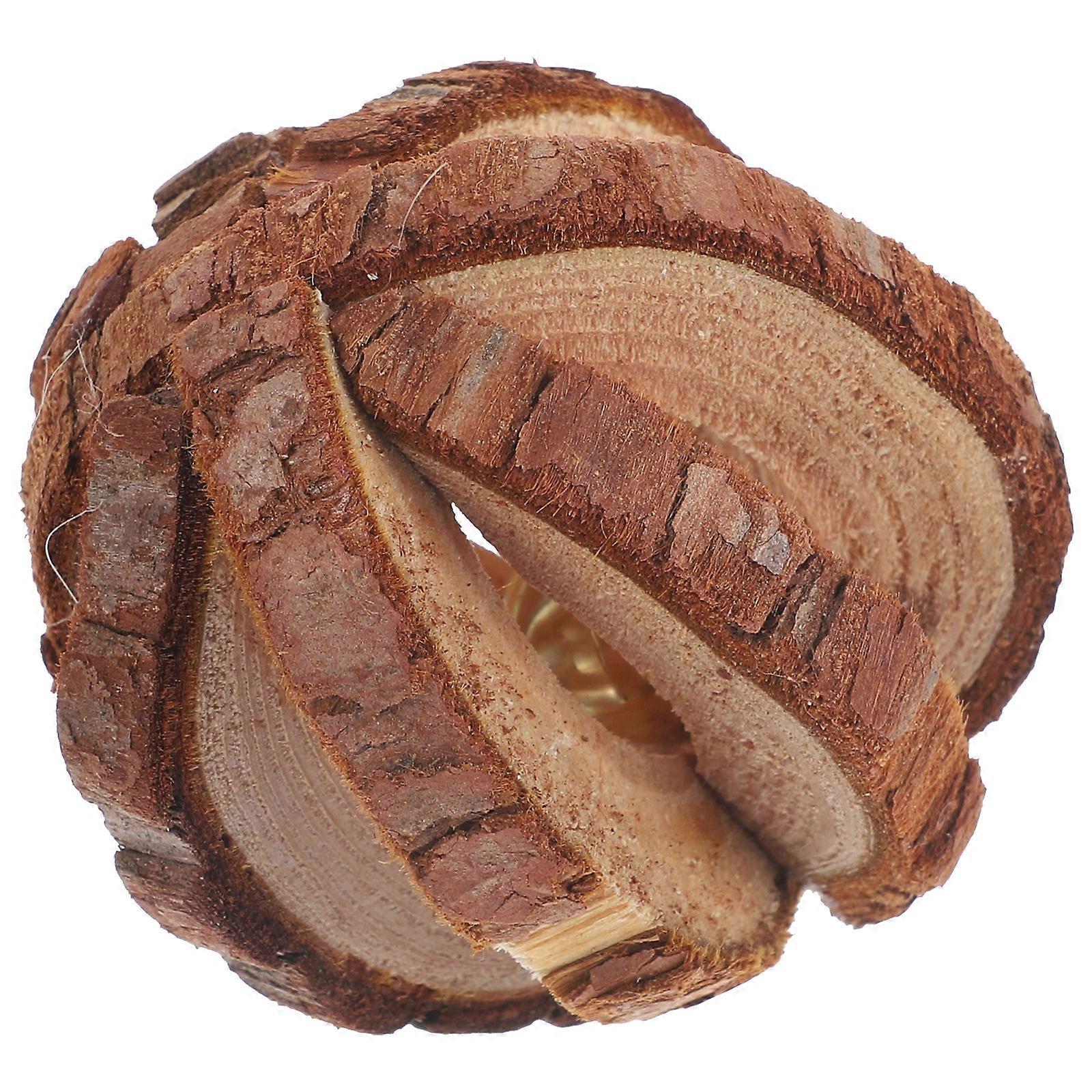 Chew Toys for Hamsters Wooden Teeth Grinding Toy 4Pcs Natural Material