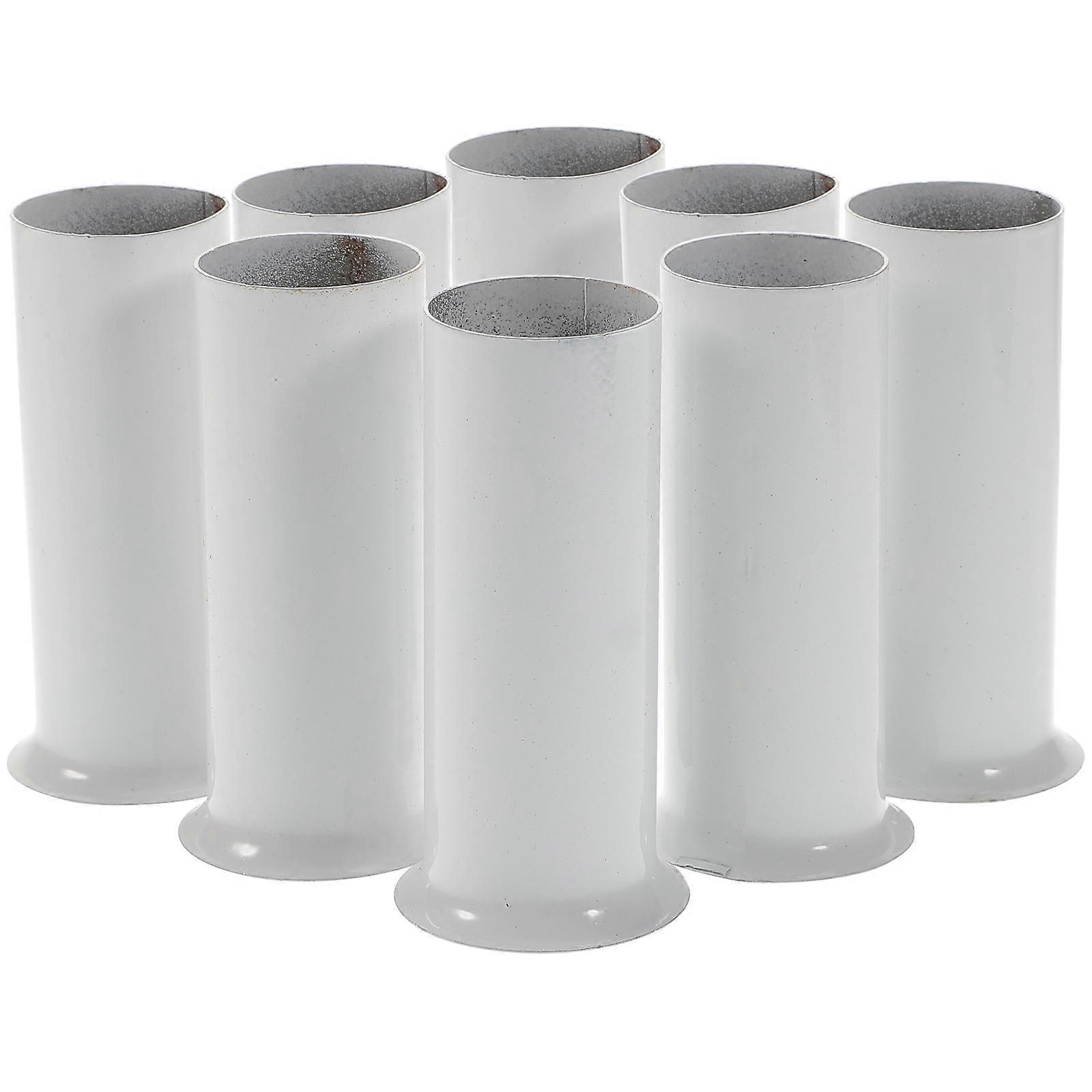 Candle Sleeves Chandelier Lamp Base Sleeves for Light Fixture 18Pcs White