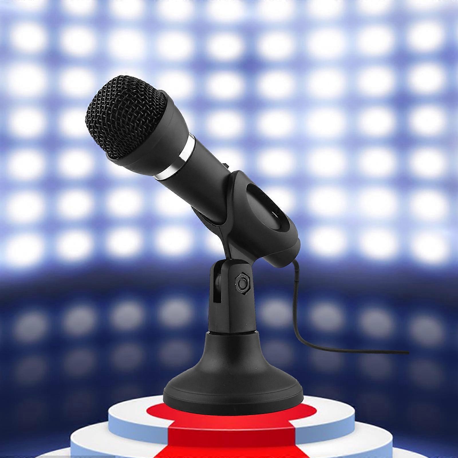 Qianying Clearance: Wired Desktop Mic with 3.5mm Interface for Live Streaming, Singing, Gaming, Teaching – compatible with PC