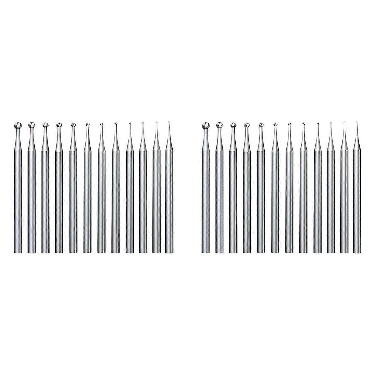 3/32Inch Shank Jewelry Making Burs Round Ball Shape Engraving Bits