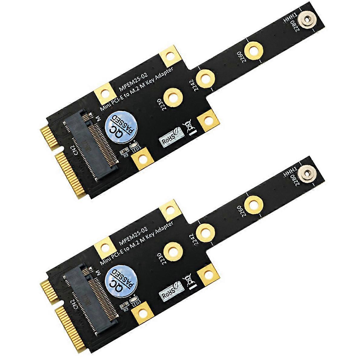 Mini PCI-E to M.2 M Key Adapter Mini PCIExpress to NVME SSD Converter