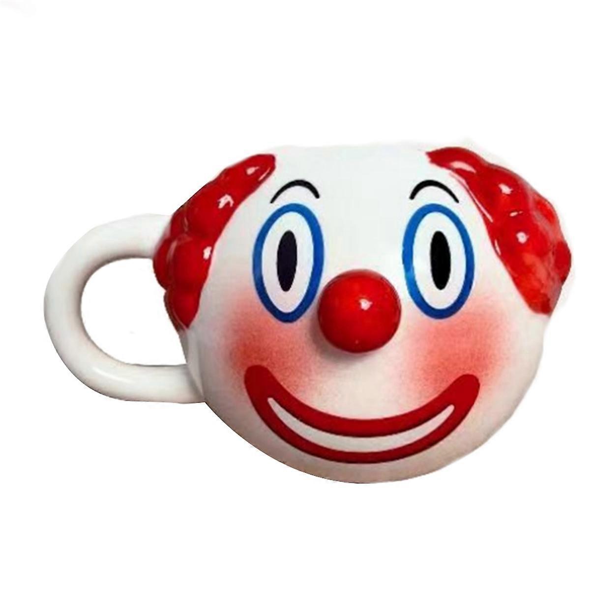 Clown Shaped Ceramic Coffee Mug with Handle