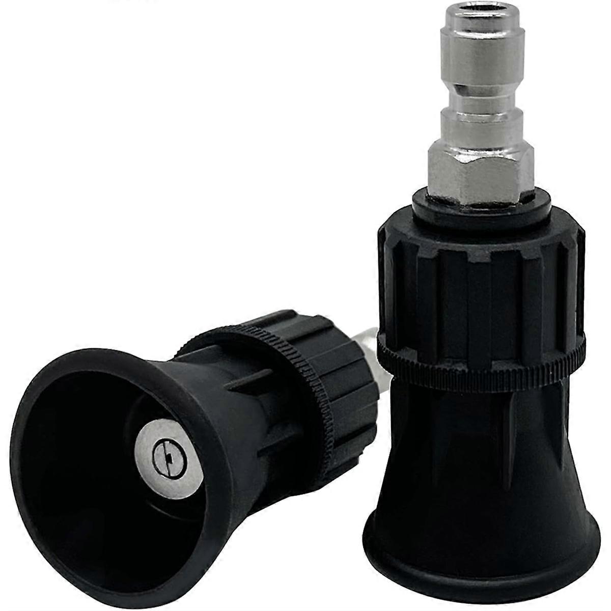 2 Pack-40 Degree   Nozzle 4.0 Orifice,   Nozzle Guard with 1/4inch Quick Coupler Plug