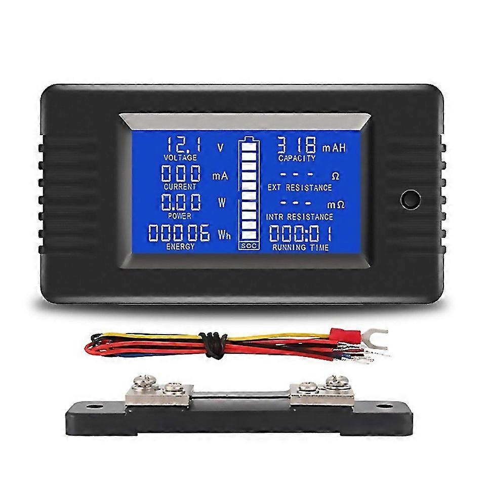 For Dc 0200v Voltage Current Battery Tester Specification Pzem015 With 50a Shunt