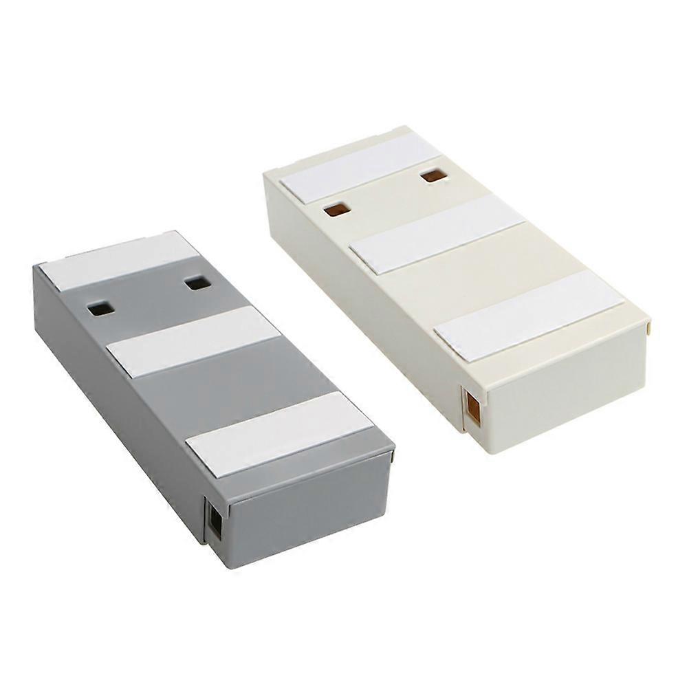 Drawer Style Holder Plastic Box for Storage Use 6Pcs Hidden Organizer