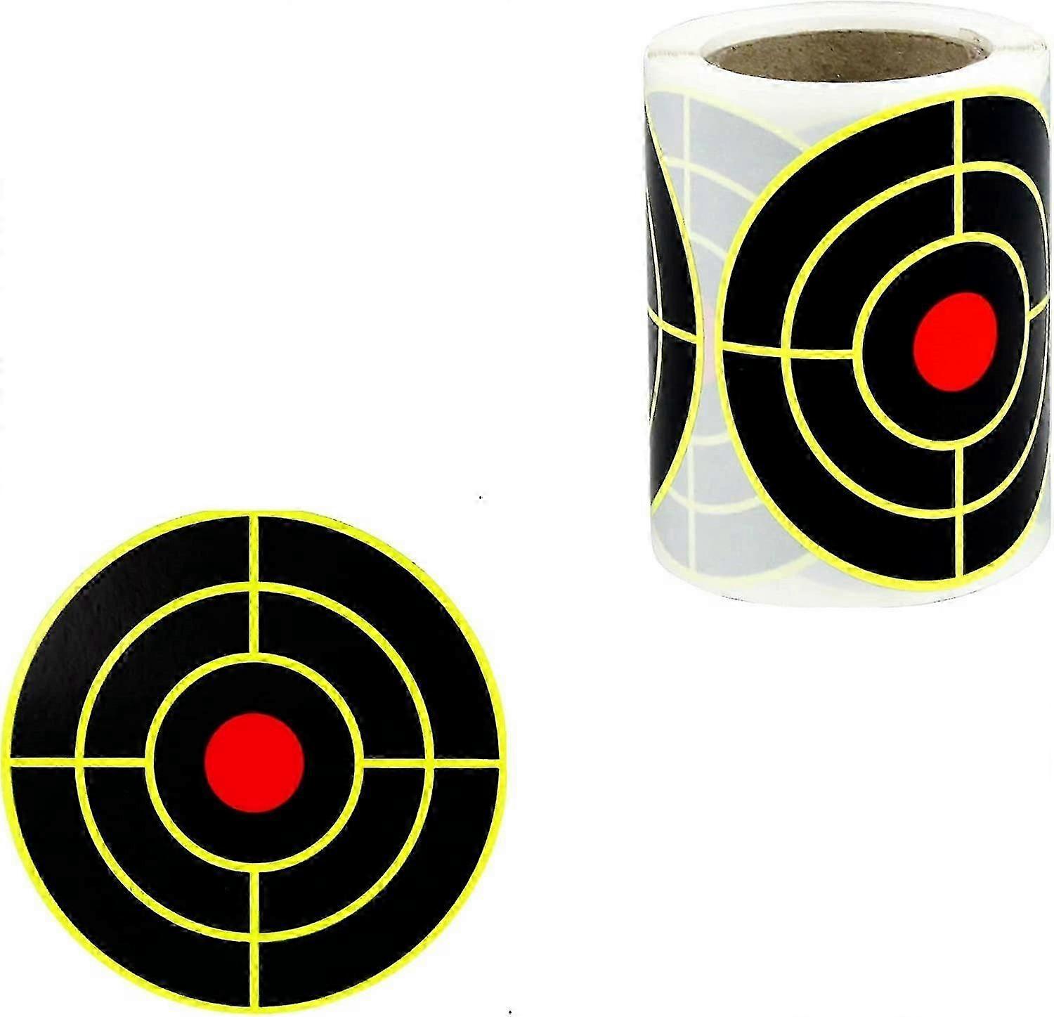 200pcs shooting target stickers 7.6cm splash paper target self-adhesive round shape