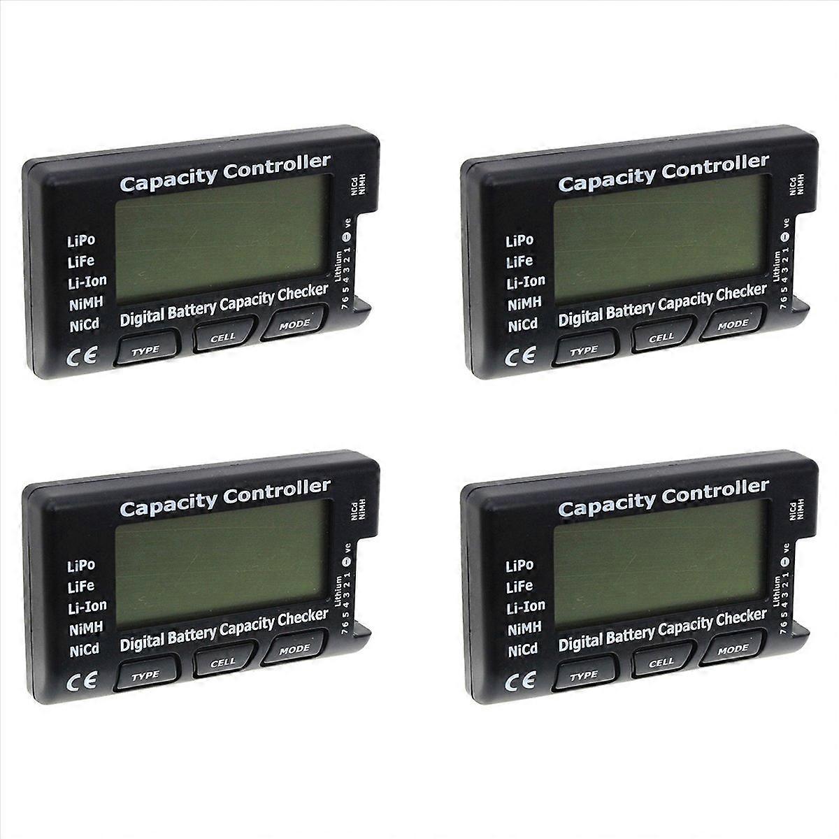 4X Digital Battery Capacity Checker RC CellMeter 7 Cellmeter-7 Li-Ion NiMH Nicd with Balance Functio