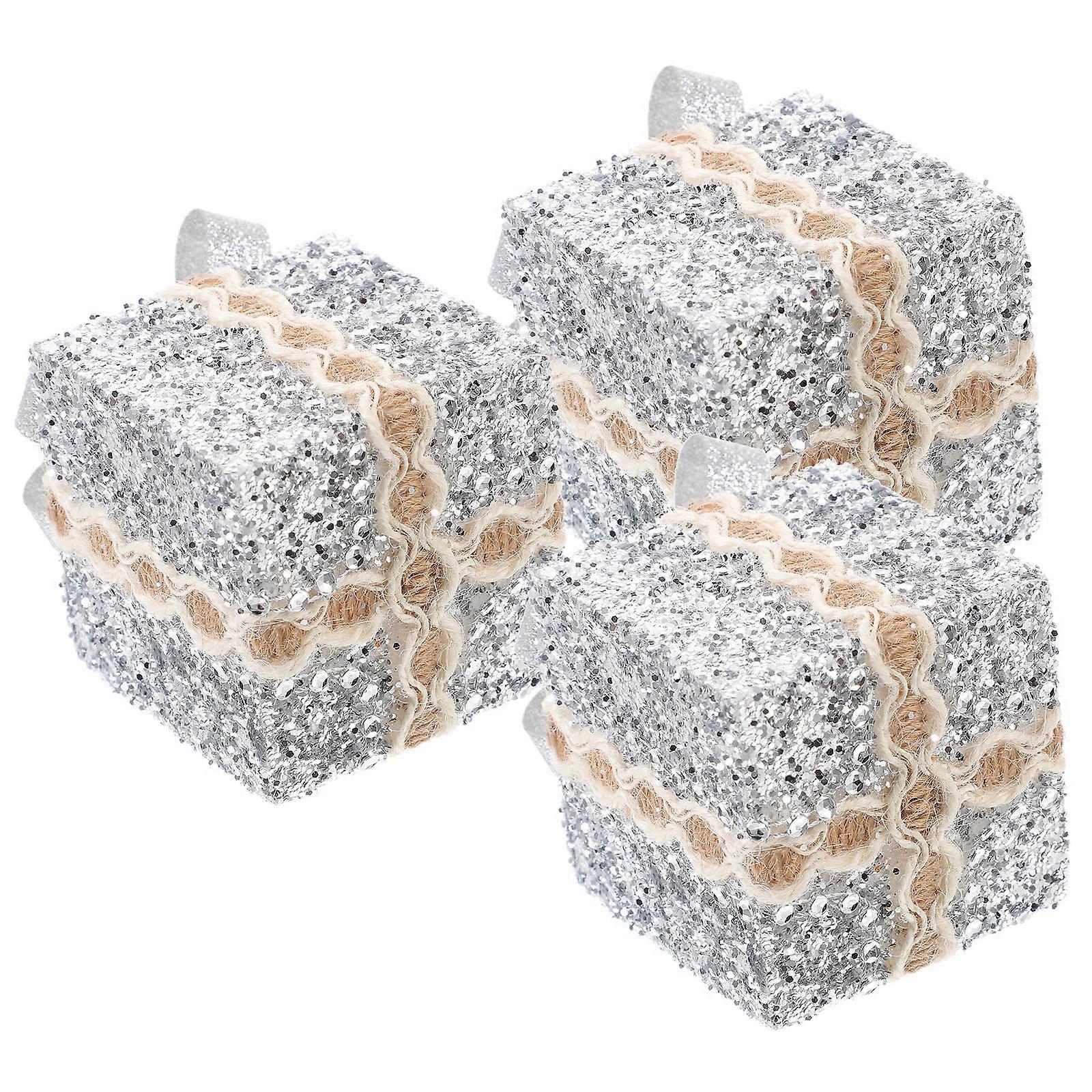 Creative Xmas Tree Hanging Gift Boxes for Holiday Decoration 12Pcs