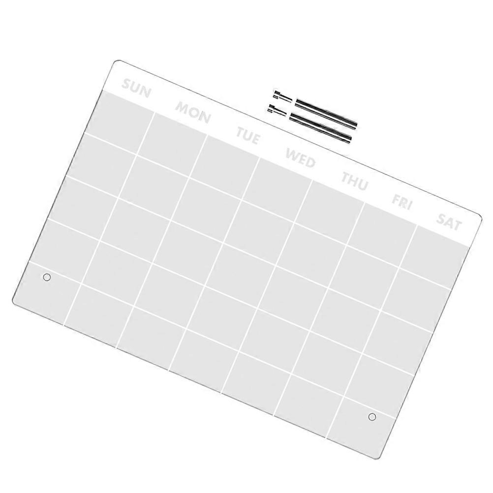 Transparent Acrylic Writing Board for Desk Use with 3Sets Clear Memo Boards