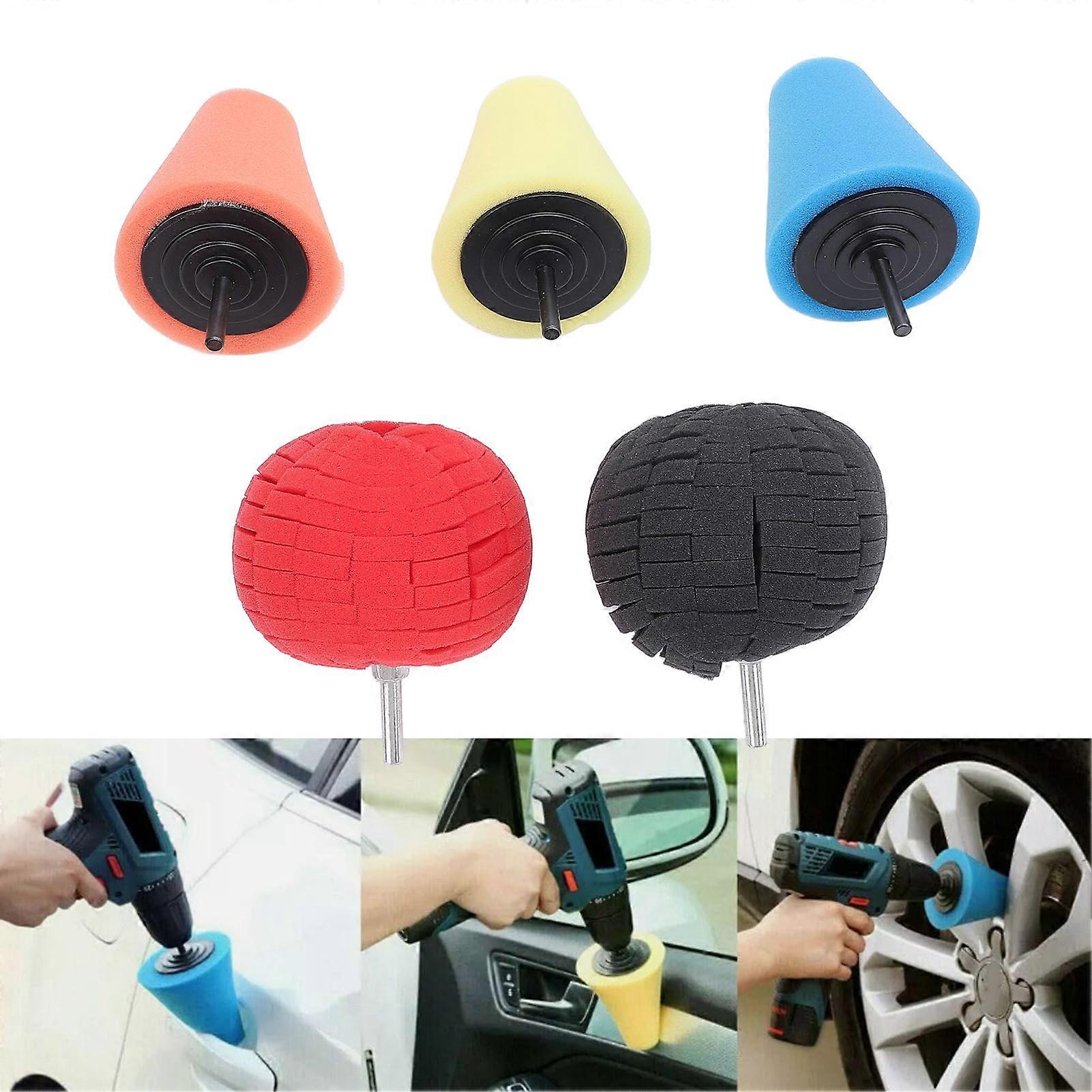 4 Inch Multifunctional Polishing Foam Kit for Car Wheel Hubs