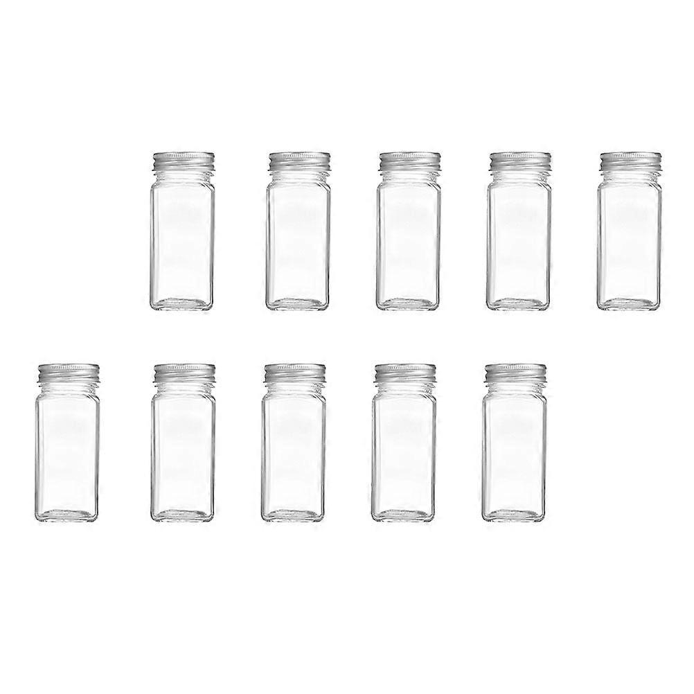 Glass Seasoning Pot Kitchen Set for Storing Condiments 12Pcs Bottles