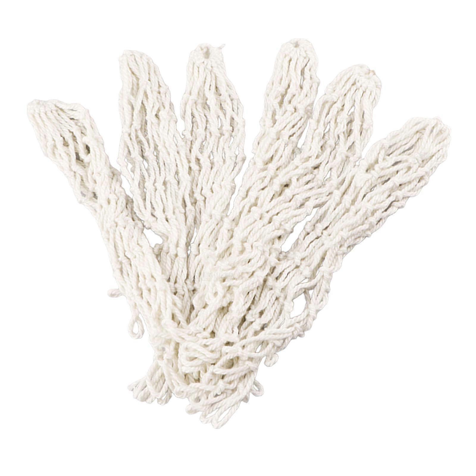 6x Billiards Nets Snooker White Replacement for Training Billiards Beginners