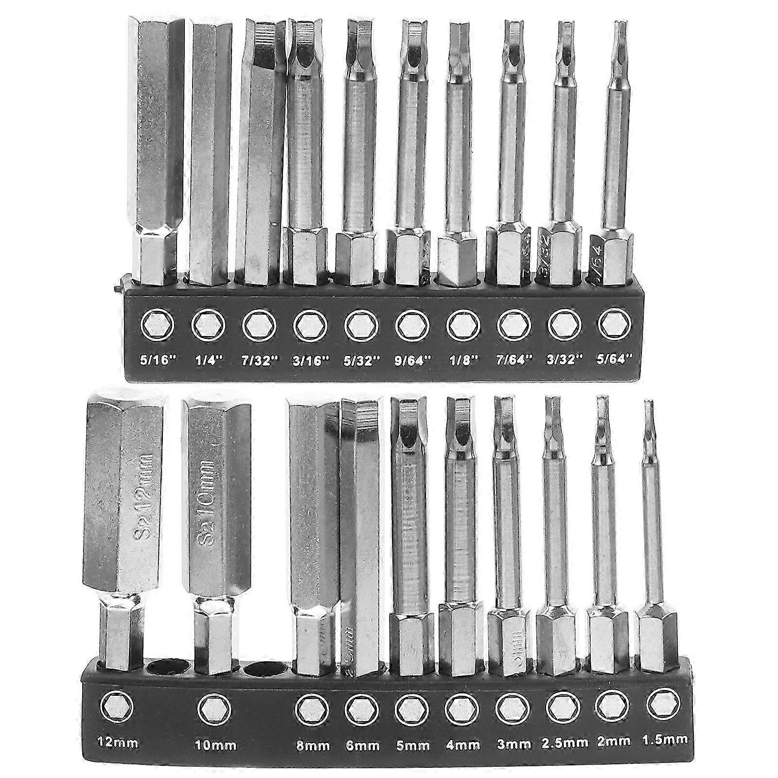 1 Set Drill Bit Set Assortment Hexagonal Long Drill Bit Multifunctional Reamer 25-26