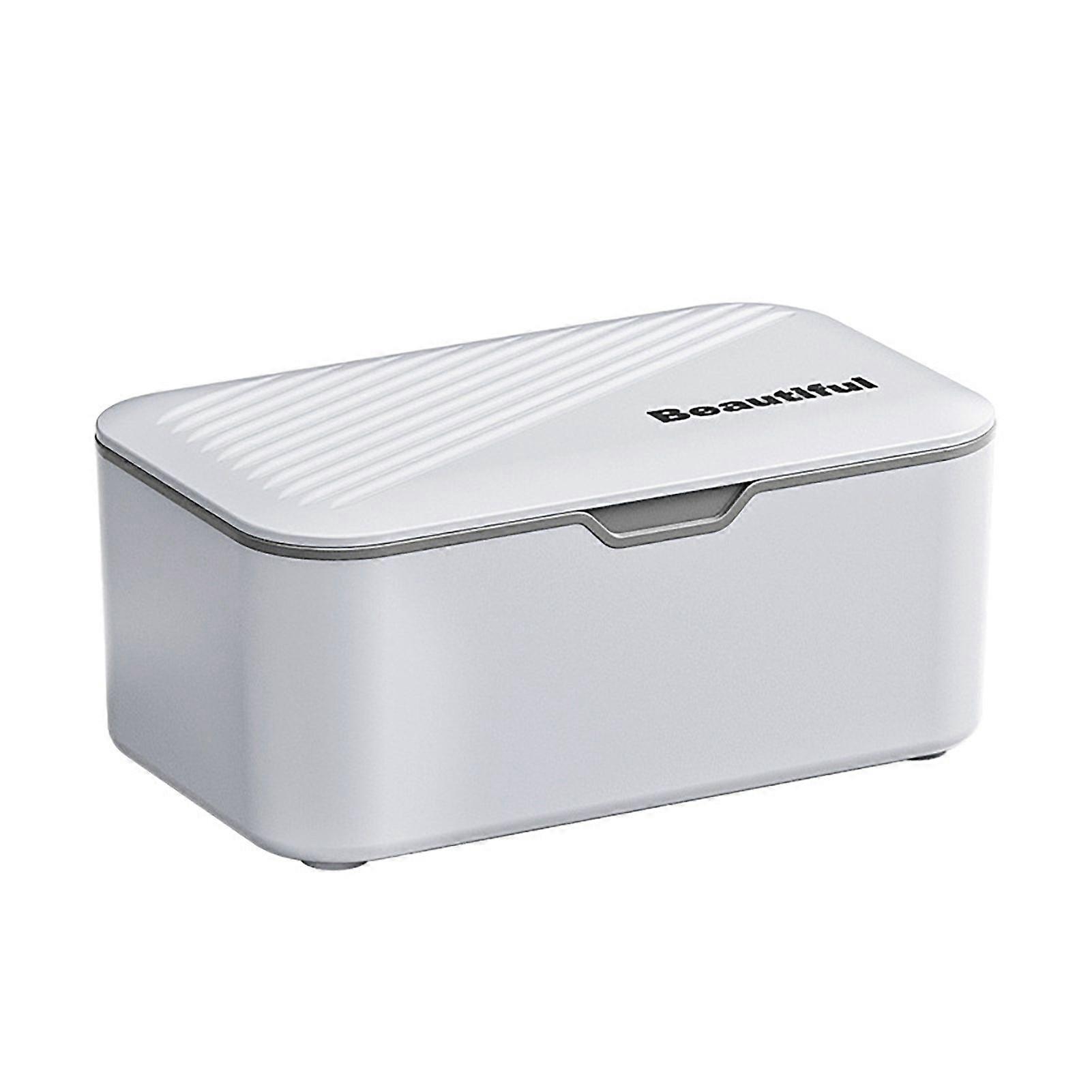Wet Wipes Box Tissue Dispenser Large Capacity Wide Opening Refillable Multipurpose Toilet Paper Box Tissue Container