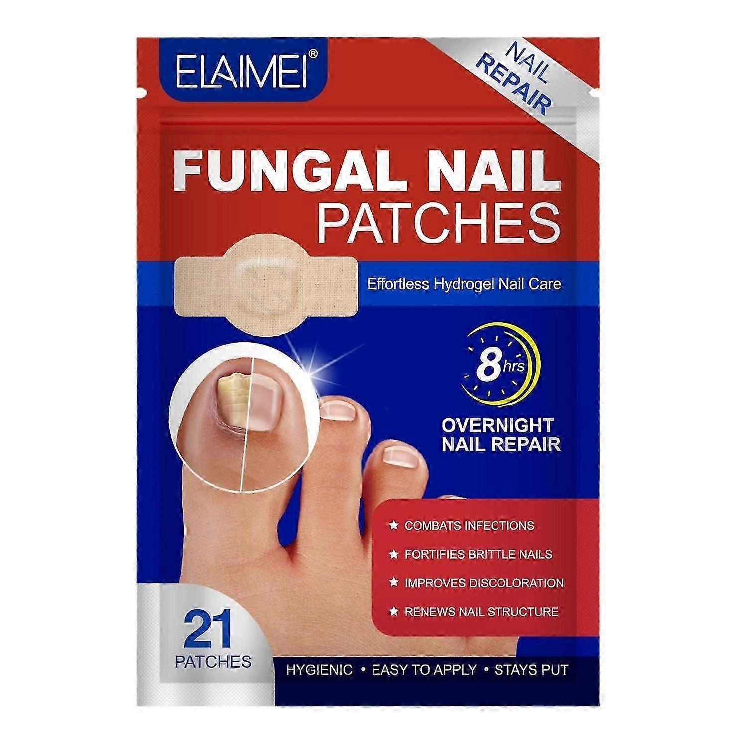 1-3x Toenail Fungus Patches for Discolored or Damaged Nails