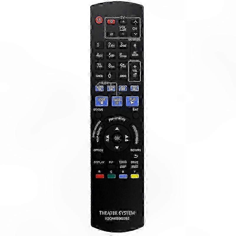 Pana DMP-BD65 DMP-BD45 Blu-Ray Player Remote Control Replacement N2QAKB000082