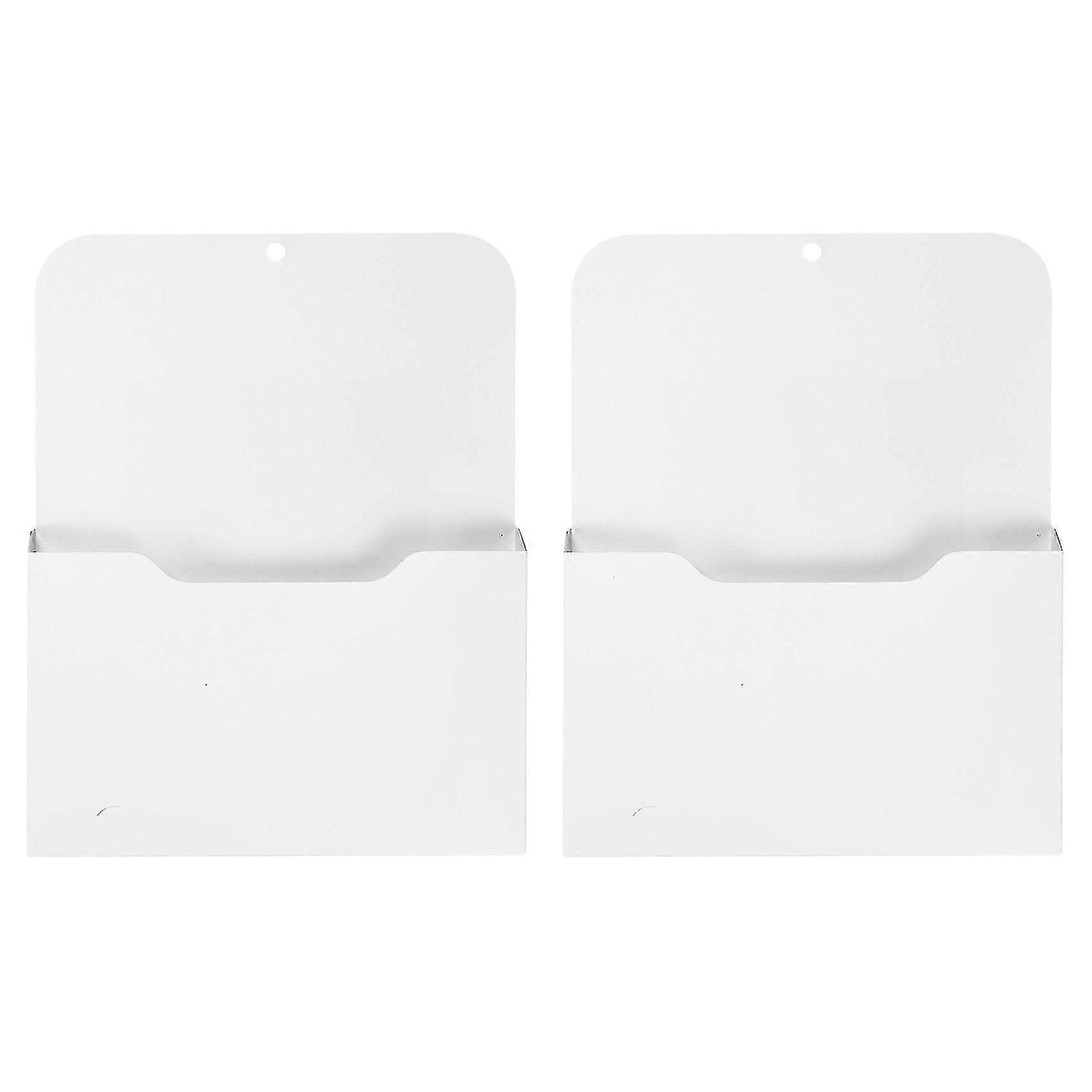 حامل ملف مغناطيسي - حامل ورق ، منظم جيب ، تخزين منظم ملف الحائط المعلق ، البريد أو