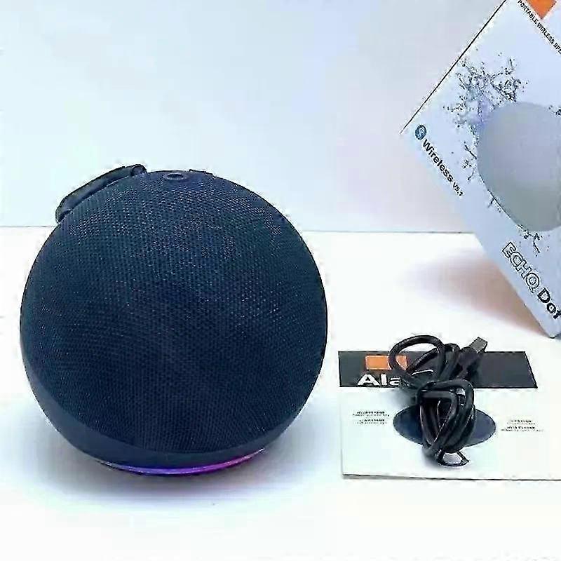 25-26 Small Bluetooth Speaker Echo Dot 5th Outdoor Wireless Bluetooth Generation Mini RGB Speaker Home Subwoofer