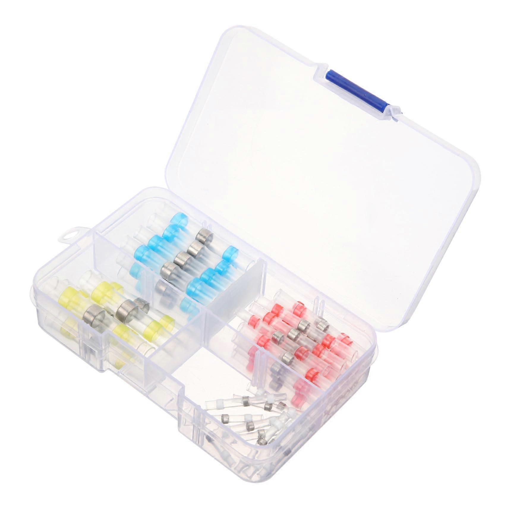 Heat Shrink Wire Connector Kit With Insulated Crimp Connectors For Automotive And Motorcycle Power Distribution