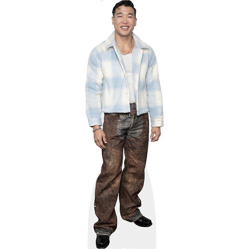 Joel Kim Booster (Blue Jacket) Cardboard Cutout (lifesize OR mini size). Standee. Stand Up.