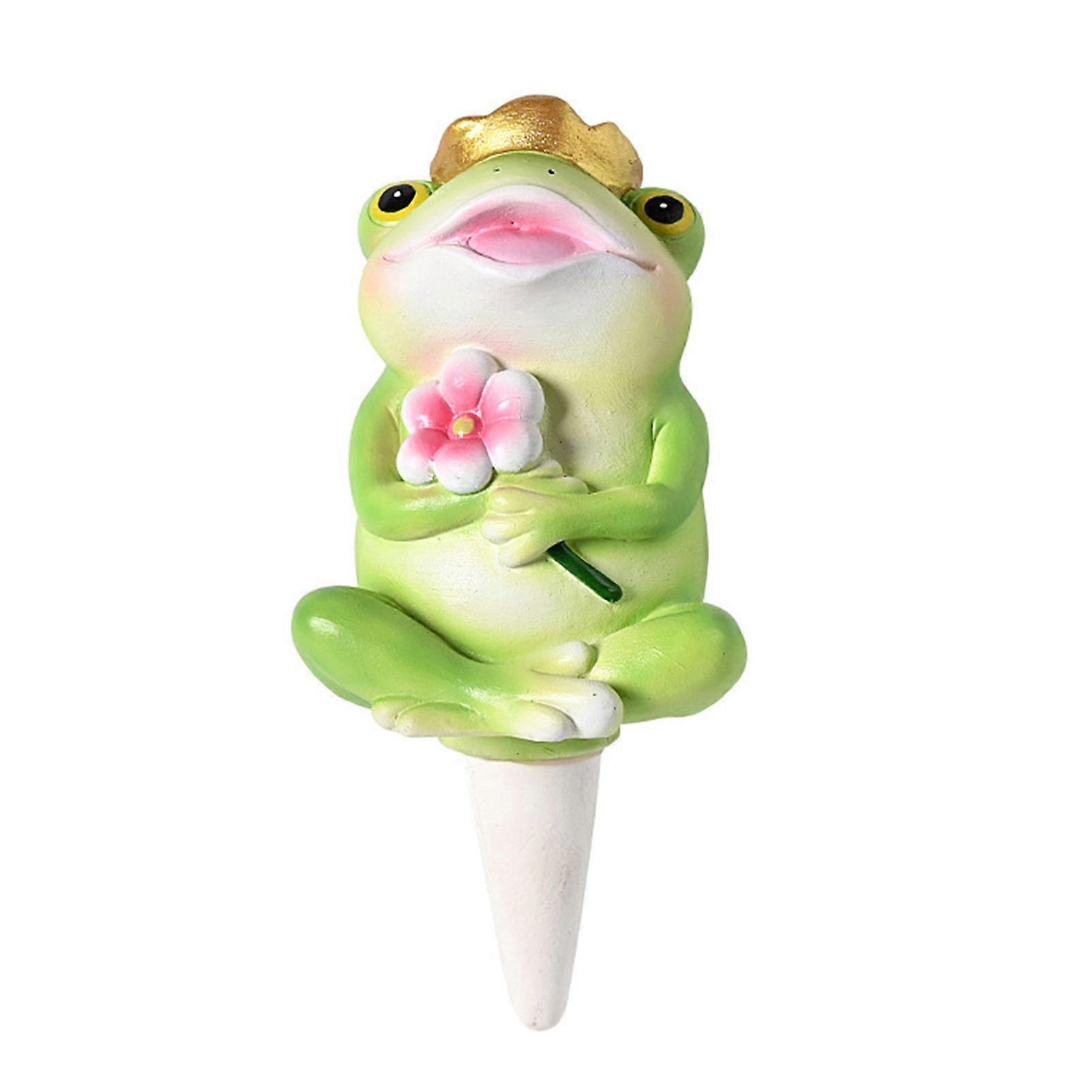 Jikaixiang Automatic Waterer Frog Panda Shaped Self Watering Spikes Automatic Watering Device Slow Release Plant Watering Globes