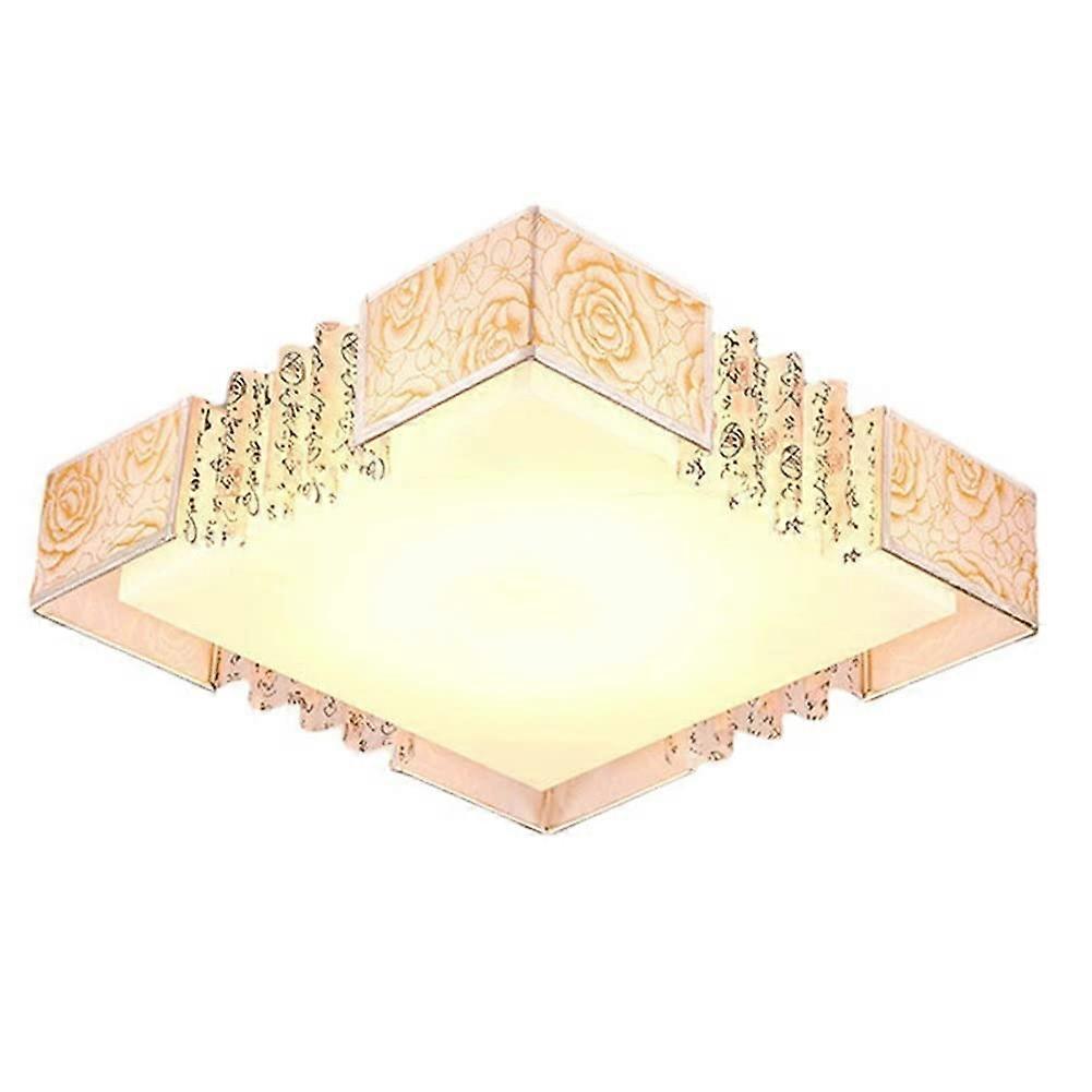 Ceiling Lamp LED Ceiling Light Fixture Chinese Style Calligraphy Pattern For Bedroom And Living Room