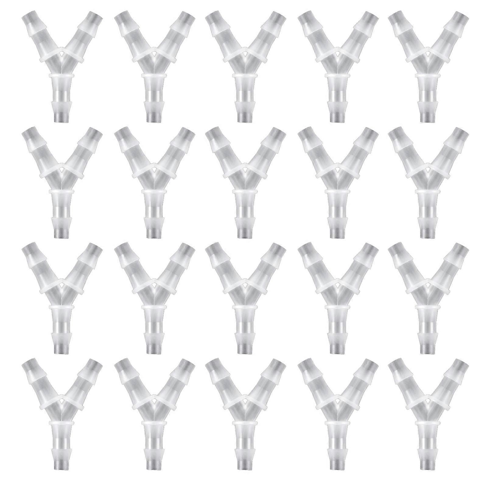 Multipurpose Aquarium Tank Drain Adapter Y Shaped Splitter Water Pipe Hose Connector Space Saving Adapter Quick Installation Multicolor