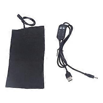 Electric Cloth Heater Pad USB 4 Shift Adjustable Timing Foldable Carbon Fiber Washable DC5V