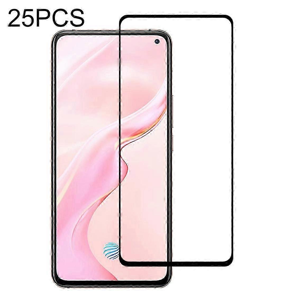 25 PCS 9H表面硬度2.5Dフルスクリーンフルスクリーン強化ガラスフィルム Vivo X30