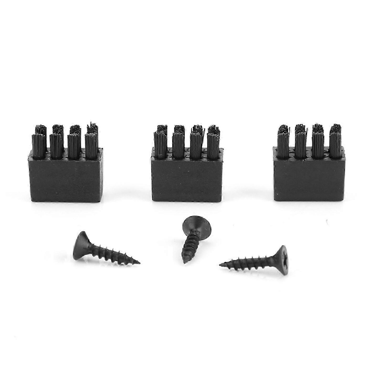 3pcs Arrow Rest Replacement Brushes with 3pcs Screws For Arrow Rest Archery Bow