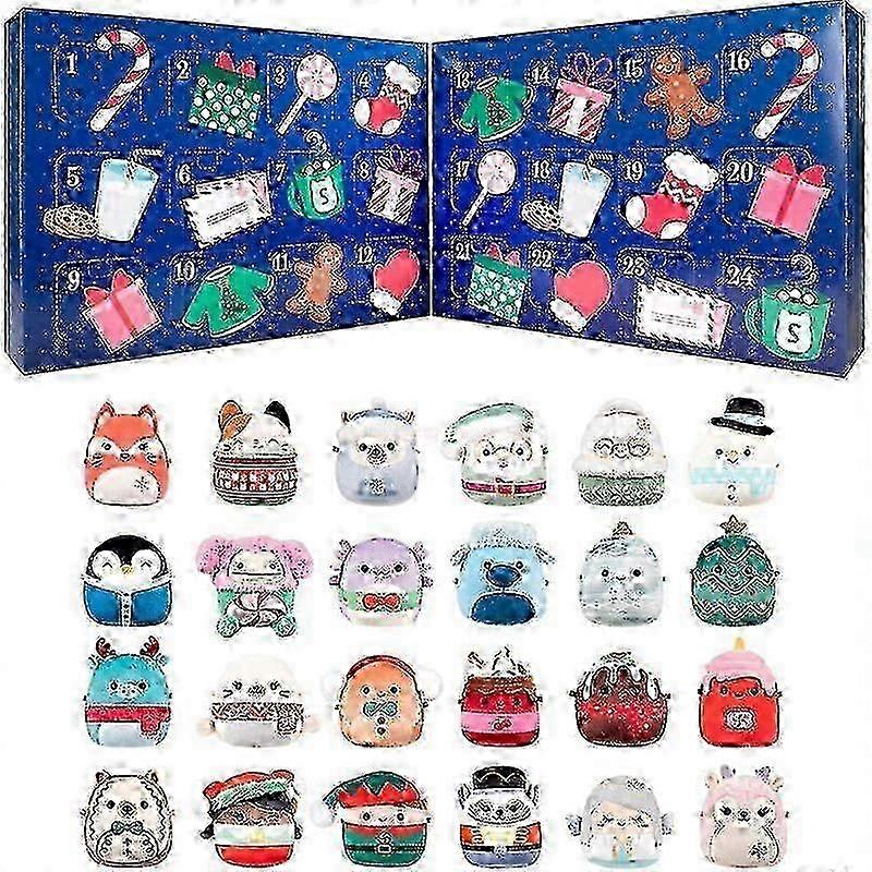 24 Micromallows Holiday Advent Calendar, 2025 Squishmallows Advent Calendarz miao5