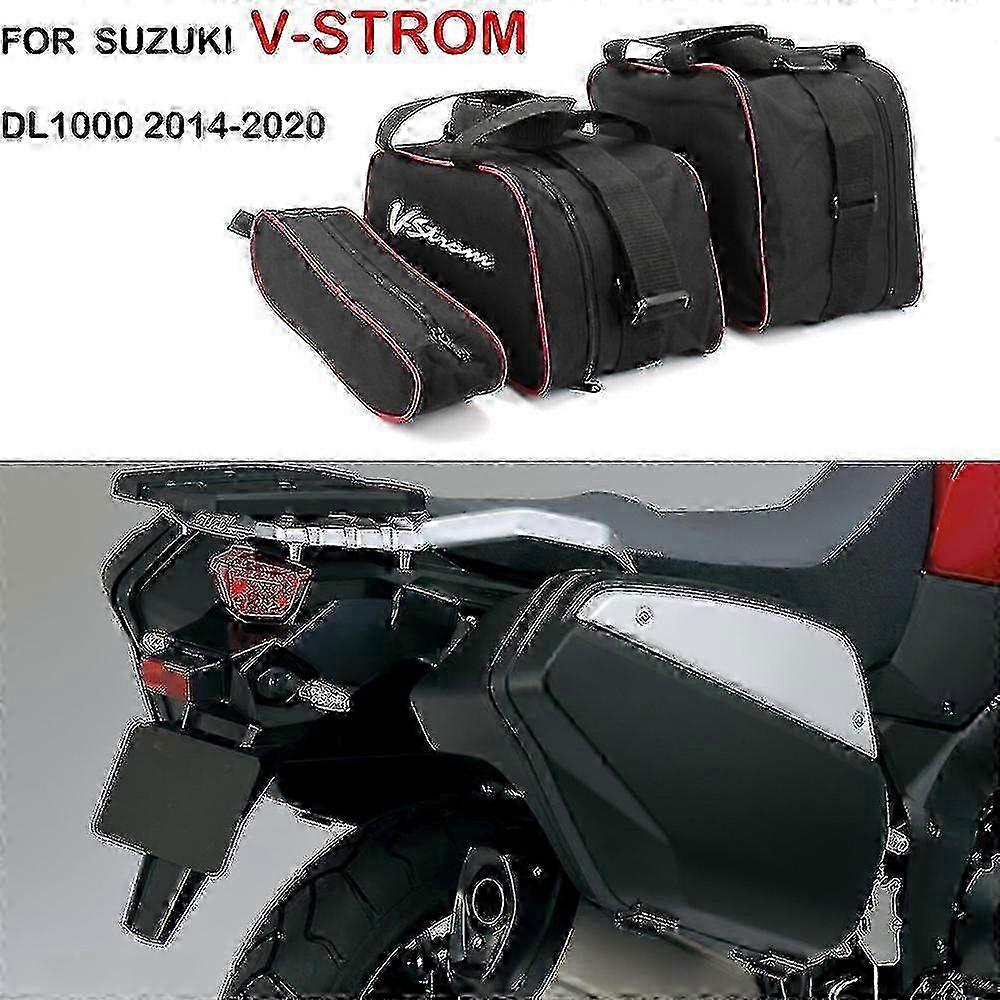スズキDL1000 DL650オートバイサドルバッグ収納アクセサリー