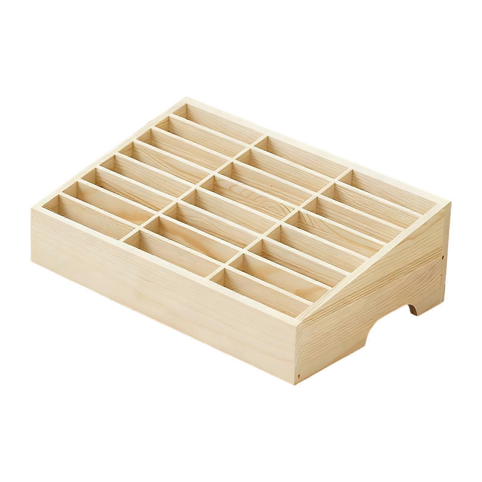 Phone Storage Box Smartphone Storage Rack 24 Grid Rectangular Desktop Organizer