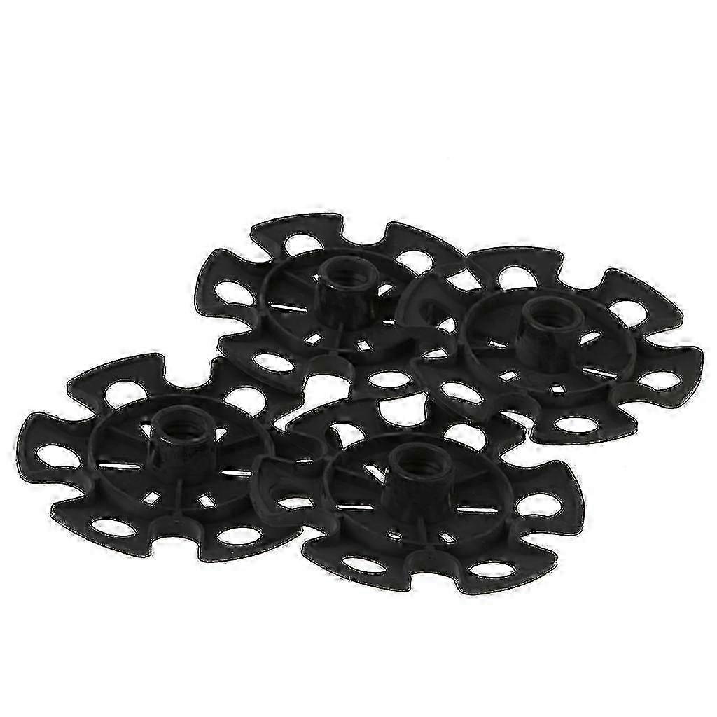 4 Pack of Hiking Pole Replacement Snowflake Rubber Baskets
